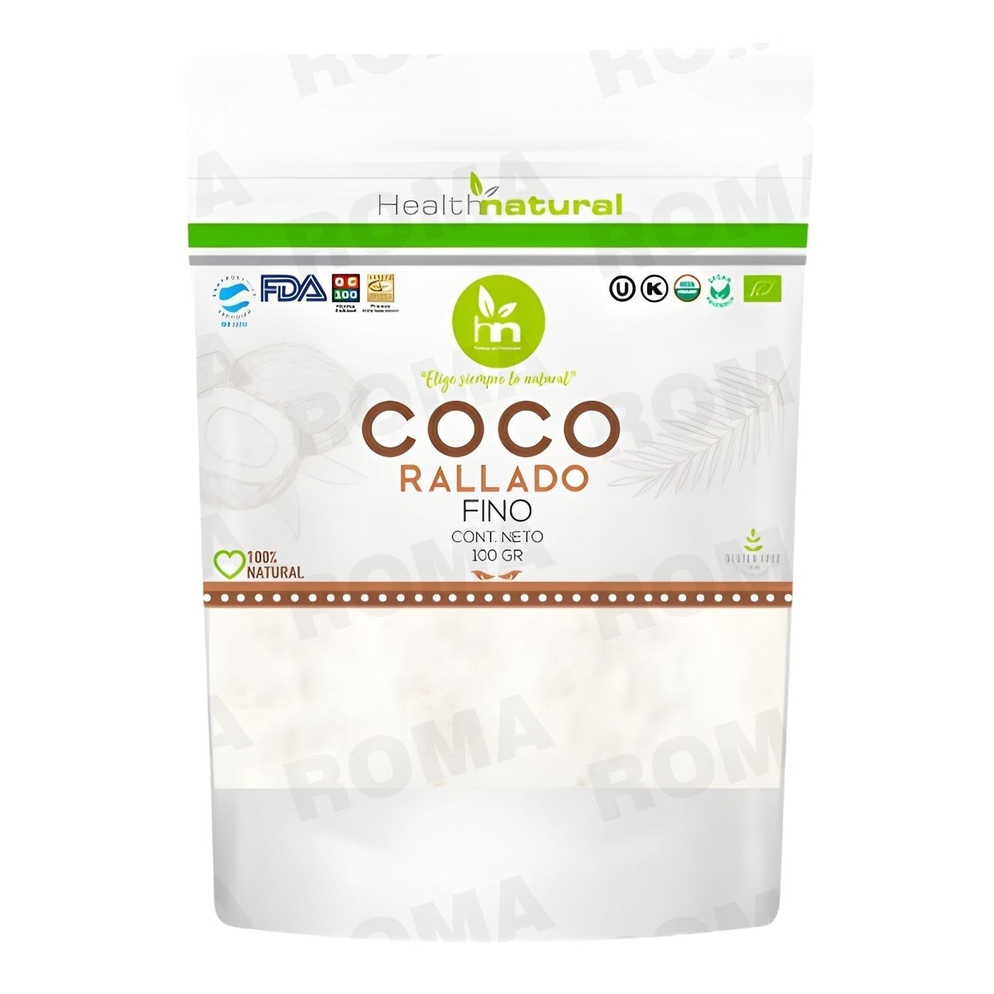 COCO RALLADO FINO 100G HEALTHNATURAL