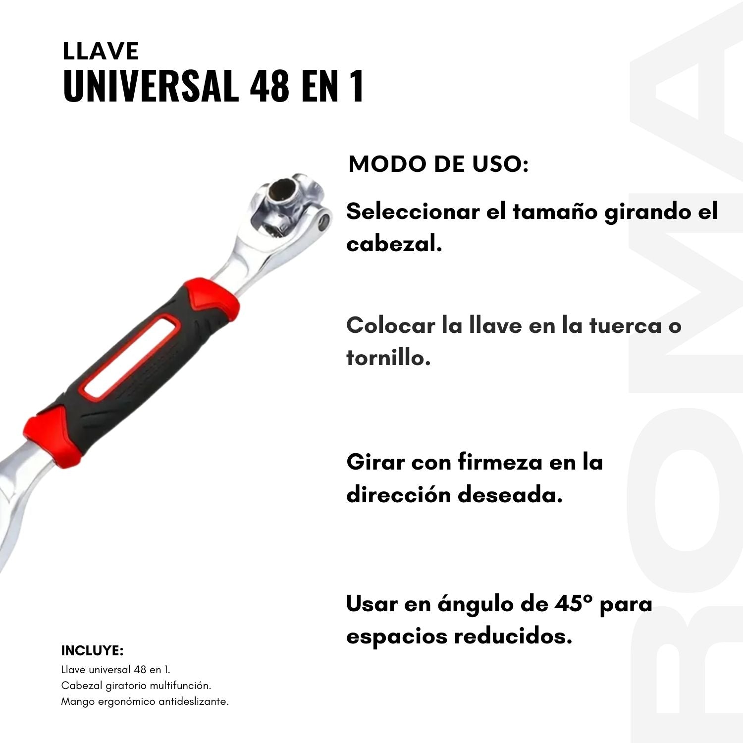 LLAVE UNIVERSAL 48 EN 1