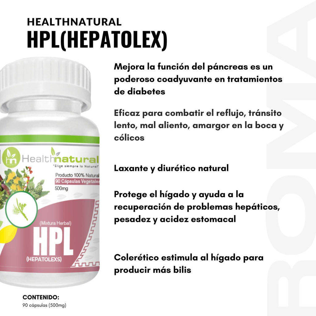 HPL(HEPATOLEX) HEALTHNATURAL 500MG