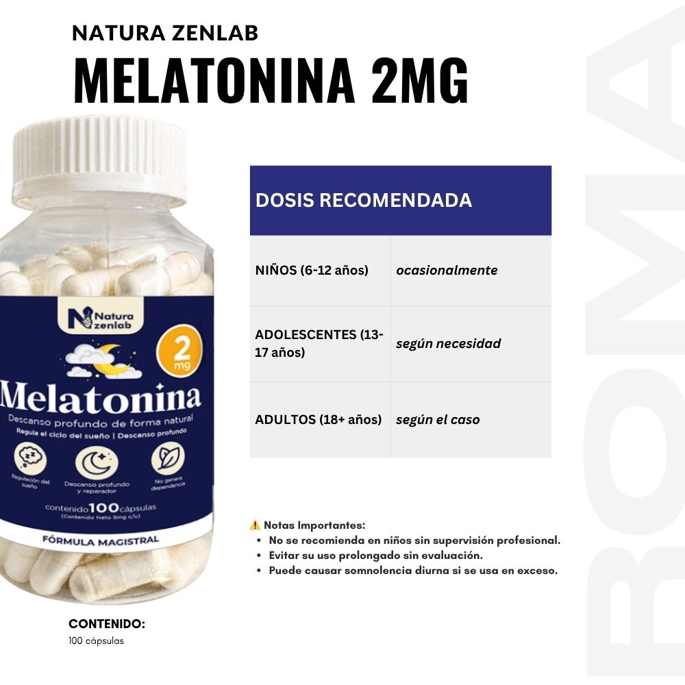 MELATONINA 2MG PLUS+