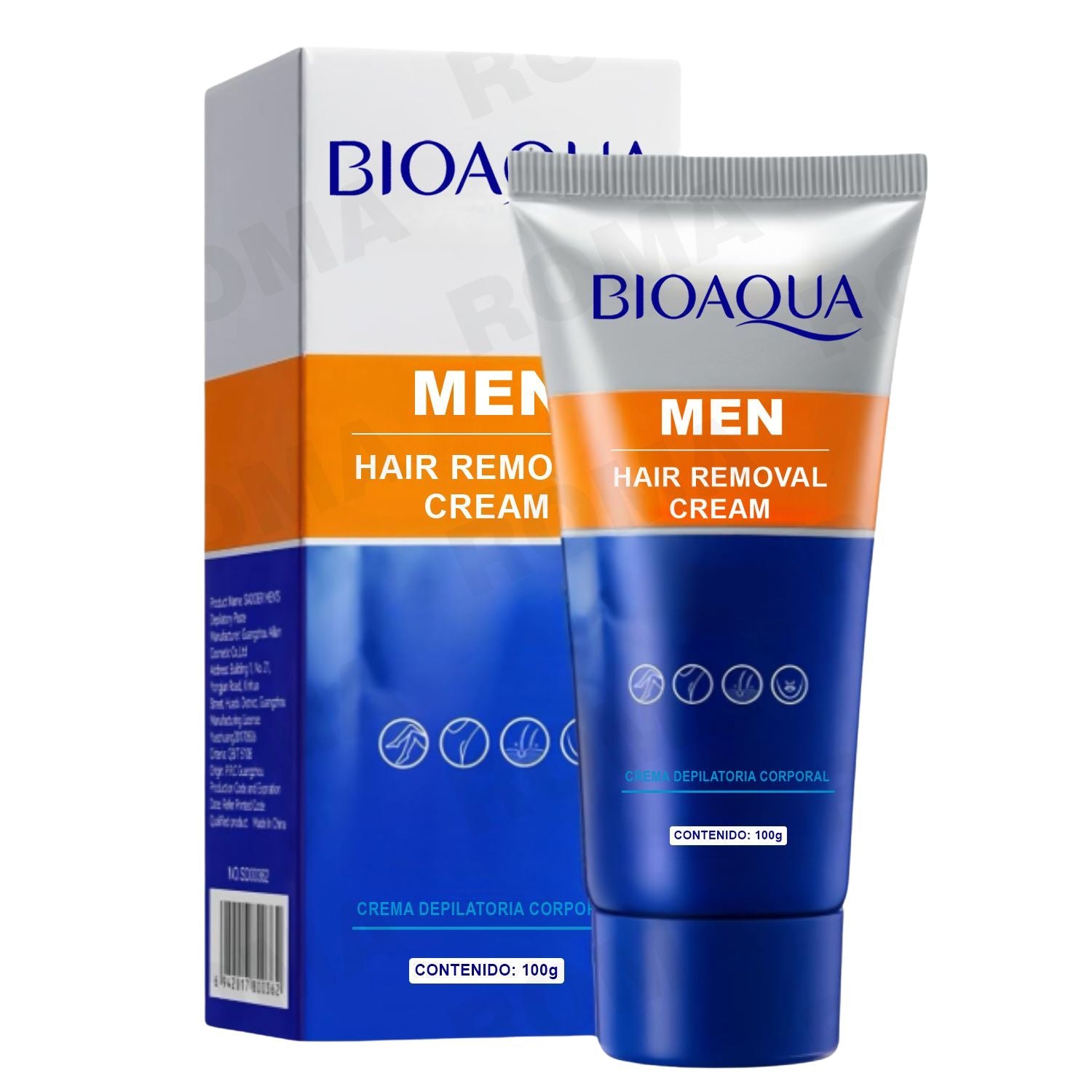 CREMA DEPILATORIA MASCULINA BIOAQUA 100G