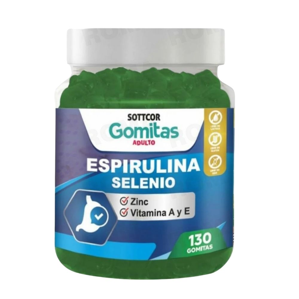 GOMITAS ESPIRULINA SELENIO 130UND