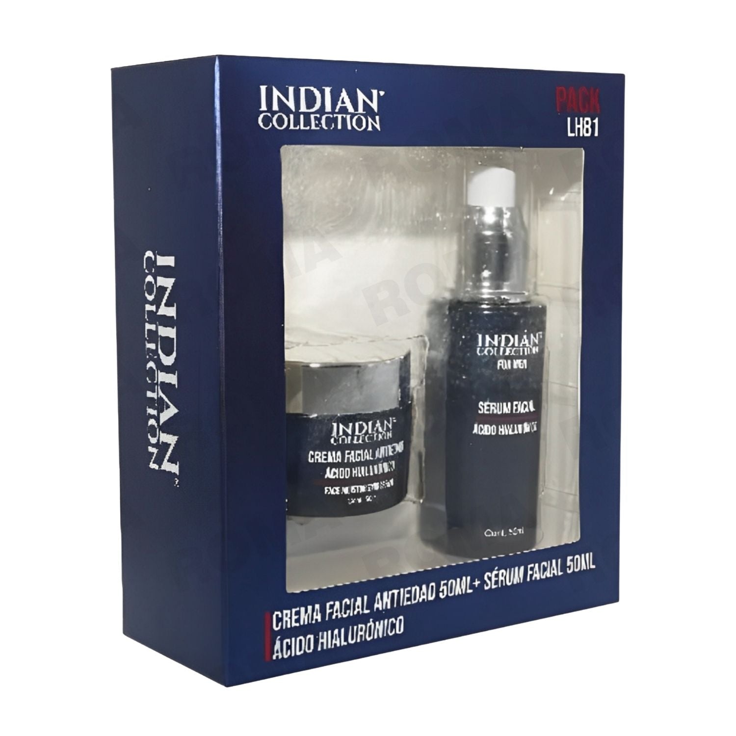 CREMA FACIAL CON ÁCIDO HIALURÓNICO + SÉRUM FACIAL 50ML FLOWER SECRET