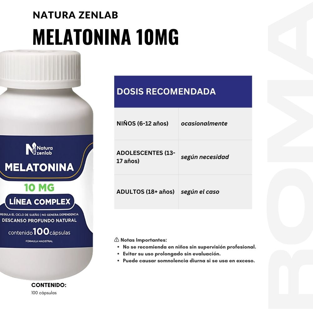 MELATONINA COMPLEX 10MG