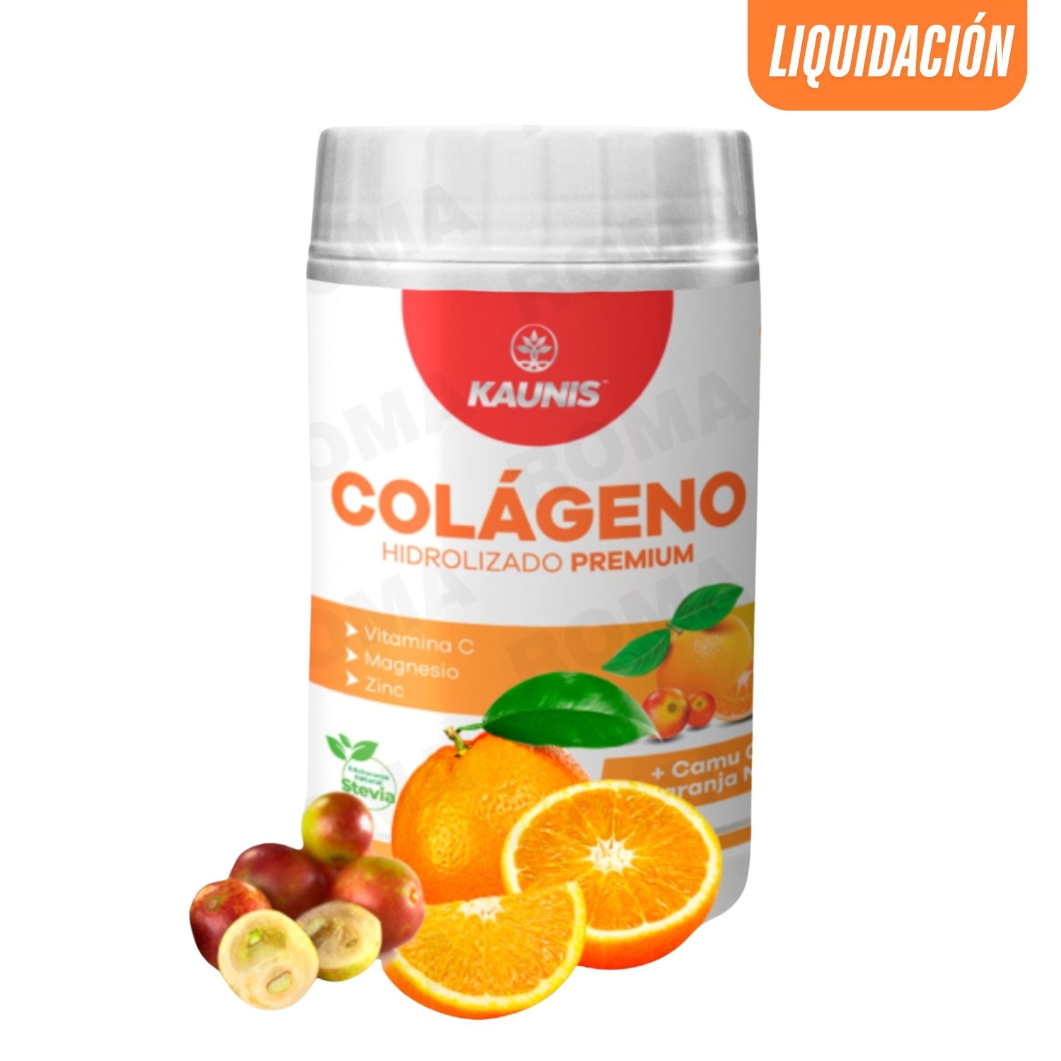 COLÁGENO HIDROLIZADO CAMU CAMU Y NARANJA NATURAL 300G