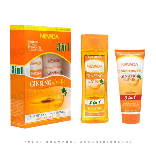 GINSENG SHAMPOO + ACONDICIONADOR